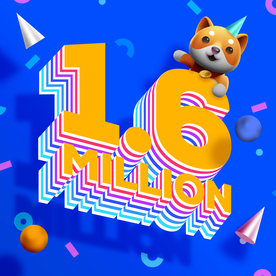 BABY DOGE PASSED 1.6 MILLION HOLDERS