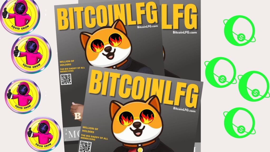 BabyDoge to be Featured on Biggest Crypto Magazine BITCOINLFG with squidgrow & dollarmoon