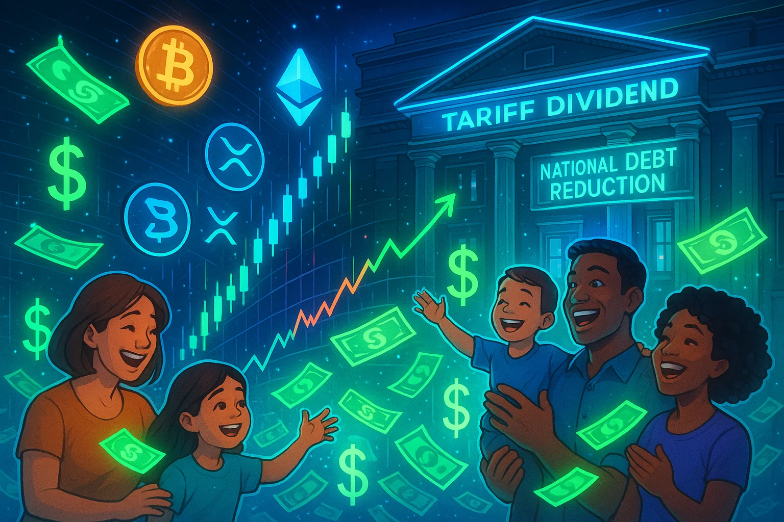 Could Trump’s $2,000 tariff rebates for Americans stimulate an altcoin surge?