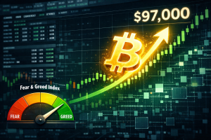 Crypto Fear and Greed index returns to greed as Bitcoin rallies above $97K
